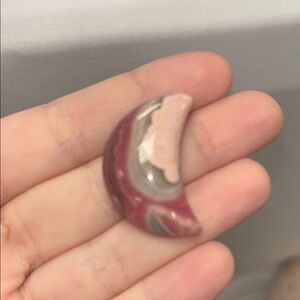 Rhodochrosite moon